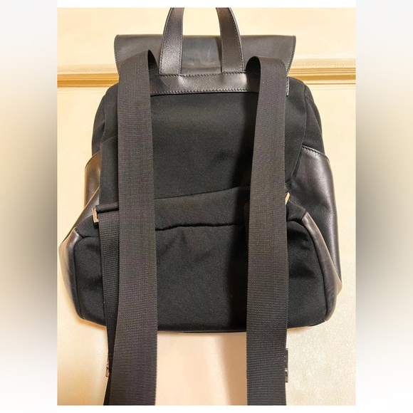 Gucci Black Leather and Fabric Men's Backpack - Picture 3 of 6